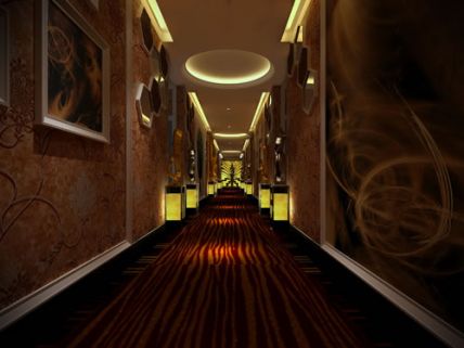 深圳星河明月會所-三樓過道