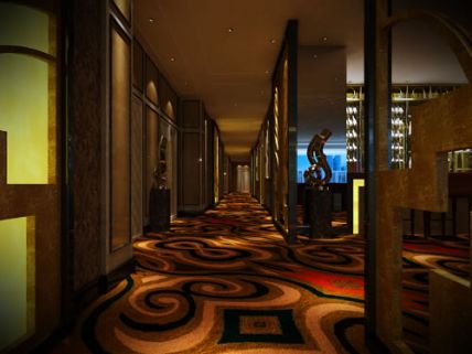 深圳星河明月會所-四樓過道休息區(qū) 