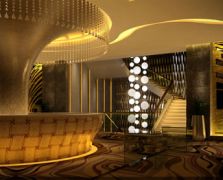 深圳星河明月會(huì)所-休息室樓梯